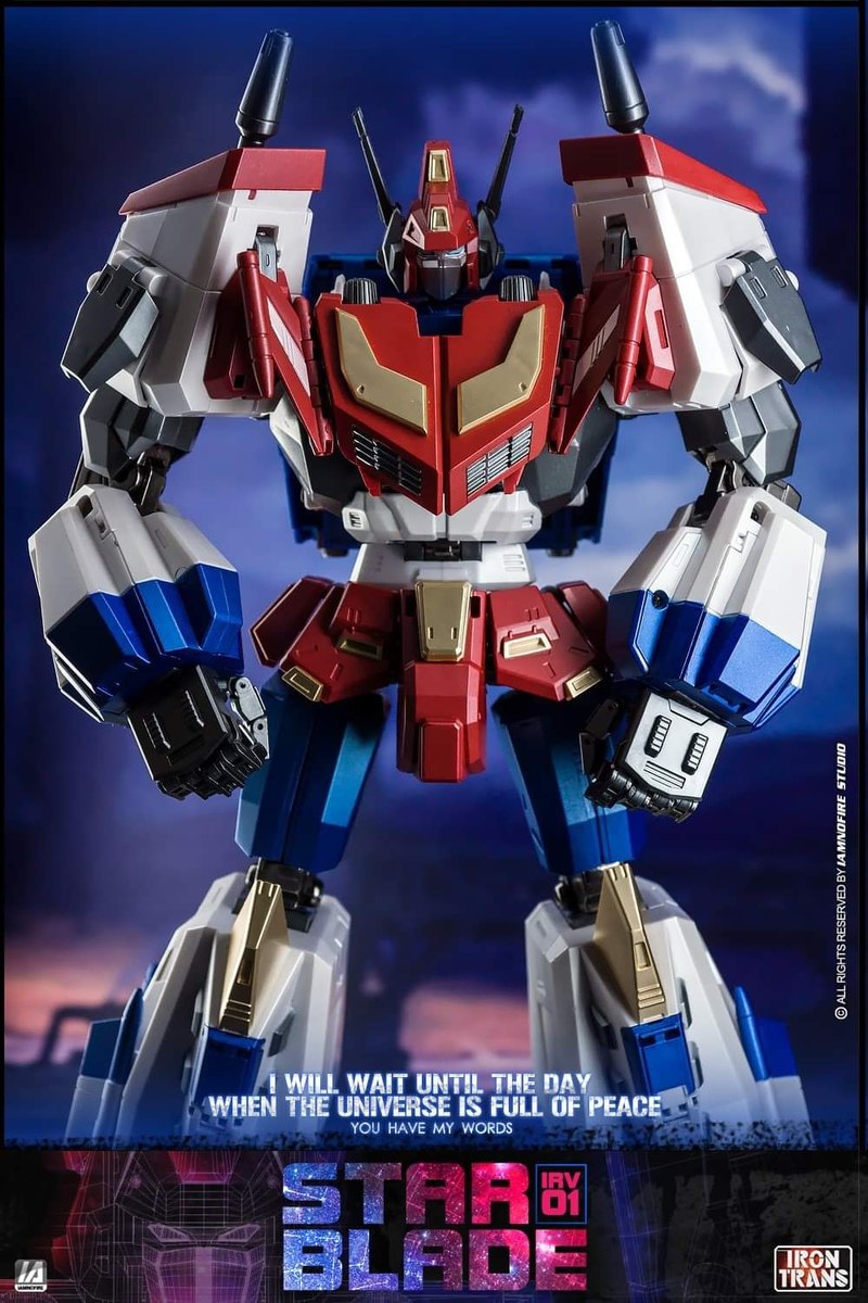 Iron Trans IR-V01 Star Blade Hi-Res Toy Photography Gallery by